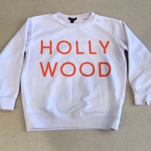 *SOLD*EUC J.Crew light pink 3/4 sweatshirt Sz S